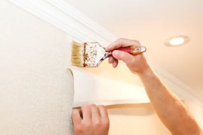 Pose de papier peint à Clugnat — revêtements muraux et toiles de verre